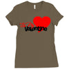 be my valentine 2 Ladies Fitted T-Shirt