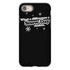 what a difference a snow day makes iPhone 8