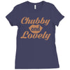 chubby and lovely Ladies Fitted T-Shirt