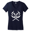 demon Women's V-Neck T-Shirt