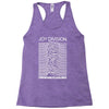 joy division unknown pleasures rock band Racerback Tank