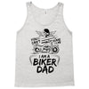 You Cant Scare Me I am Biker Dad Tank Top