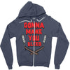 gonna make you bleed Zipper Hoodie