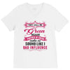 They Call Me Gran Partner In Crime Funny V-Neck Tee