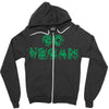 go vegan 4 Zipper Hoodie