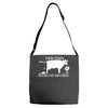 vegetarier mein essen schei&szlig;t Adjustable Strap Totes