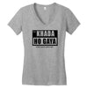 khada ho gaya Women's V-Neck T-Shirt