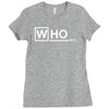 who m.d Ladies Fitted T-Shirt