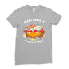 calcifer's bacon and eggs Ladies Fitted T-Shirt