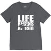 ow life begins at 18 meters V-Neck Tee