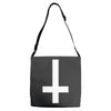 wasted youth inverted cross indie geek swag funny Adjustable Strap Totes