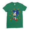 Sonic Rings Ladies Fitted T-Shirt