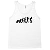 evolution of table tennis or ping pong mens black t shirt top Tank Top
