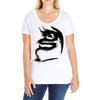 spooky kitties 2 Ladies Curvy T-Shirt