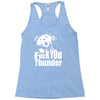 ted fuck you thunder Racerback Tank