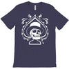 totenkopf zylinder skull pik poker ace topper bike mc rock metal T-Shirt