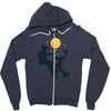 Night Think Zipper Hoodie