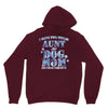 i have two tıtles aunt and dogmom an i rock them both flowers Unisex Hoodie