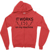 my machine Zipper Hoodie