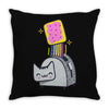pop tart Throw Pillow