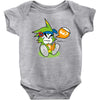 rufu  the green wolf Baby Onesie