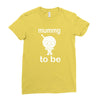 mummy to be Ladies Fitted T-Shirt