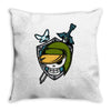 pirate hylian Throw Pillow