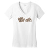 waking dead Women's V-Neck T-Shirt