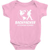 Backpacker Let's Explore The World Baby Bodysuit