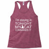 cat command Racerback Tank