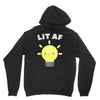 lit af kawaii light bulb Hoodie