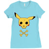 pikachu football dead Ladies Fitted T-Shirt