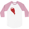 half of my heart is in heaven with my angel 3/4 Sleeve Shirt