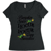 pumpkin spice hocus pocus and cozy sweaters Women's Triblend Scoop T-shirt