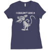 i don't i couldn't give a rats Ladies Fitted T-Shirt