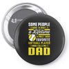 My Favorite Softball Player Calls Me Dad Pin-back button