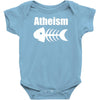 atheism fish skeleton Baby Onesie