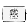 i teach mine science teacher Laptop sleeve