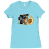 ghost rider and son Ladies Fitted T-Shirt