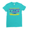 I Love Someone with Bladder Cancer to The Moon &amp; Back to Infinity Ladies Fitted T-Shirt