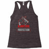 always use protection Racerback Tank