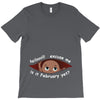 February Peeking Out Baby Boy T-Shirt