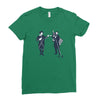fist bump for liberty Ladies Fitted T-Shirt