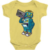 robot kicks Baby Onesie