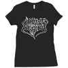 christ denied logo Ladies Fitted T-Shirt