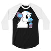 arctic fox adopt 3/4 Sleeve Shirt