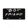 boyfriend   friends tv show parody License Plate