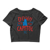 down with the capitol Crop Top