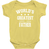 worlds greatest farter funny fathers day Baby Onesie