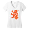 dutch lion rampant Women's V-Neck T-Shirt
